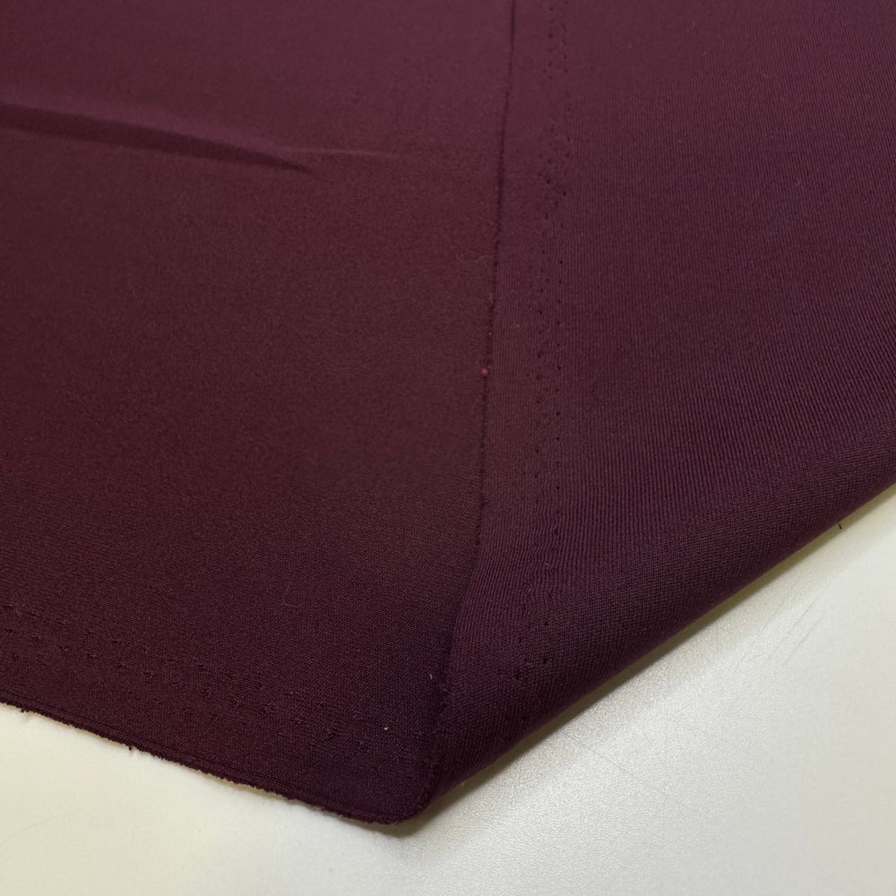 Football Stripes - Jersey Polyester Blend Knit - Dark Purple - Bundles - True Deadstock fabric Fabric by private - Sustainable Textile | FABCYCLE