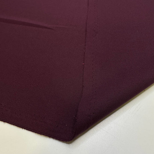 Football Stripes - Jersey Polyester Blend Knit - Dark Purple - Bundles - True Deadstock fabric Fabric by private - Sustainable Textile | FABCYCLE