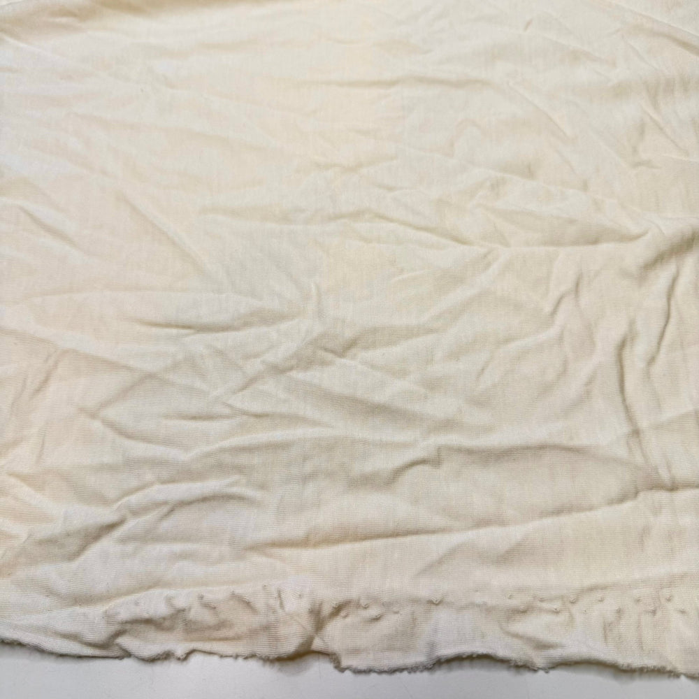 Foraged Tea - Jersey Natural Blend Knit - Cream - 2.3M Bundle - True Deadstock fabric Fabric by private - Sustainable Textile | FABCYCLE