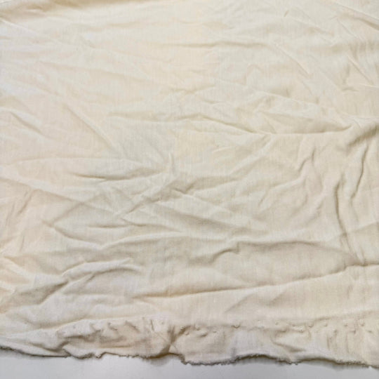 Foraged Tea - Jersey Natural Blend Knit - Cream - 2.3M Bundle - True Deadstock fabric Fabric by private - Sustainable Textile | FABCYCLE