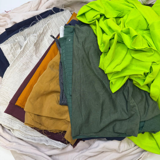 Forest Calling - 5 LB Treasure Cart Pack - True Deadstock Fabric Fabric by FABCYCLE shop - Sustainable Textile | FABCYCLE