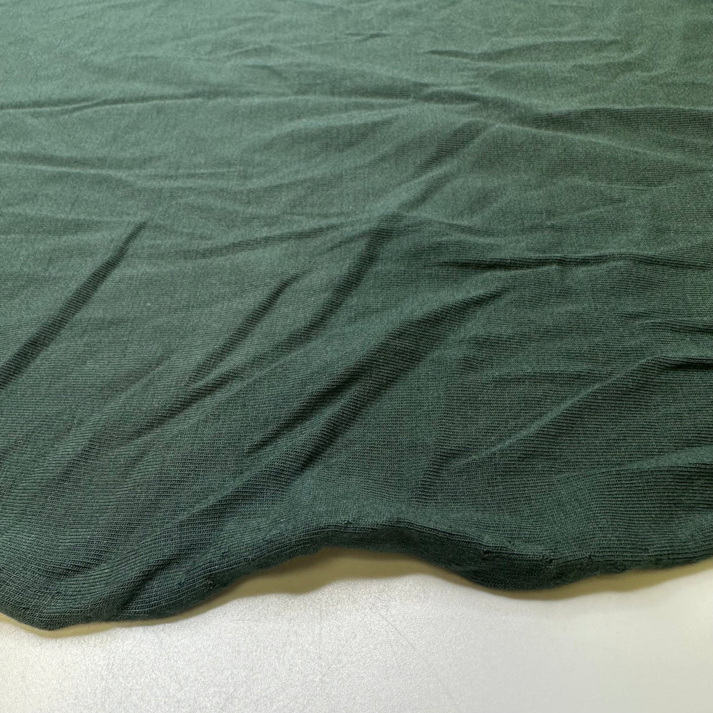 Forest Seeker - Jersey Bamboo Blend Knit - Dark Green - 1.1M Bundle - True Deadstock fabric Fabric by private - Sustainable Textile | FABCYCLE