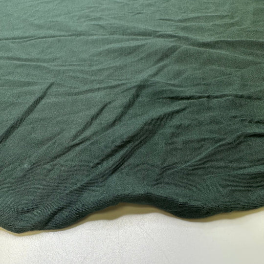 Forest Seeker - Jersey Bamboo Blend Knit - Dark Green - 1.1M Bundle - True Deadstock fabric Fabric by private - Sustainable Textile | FABCYCLE
