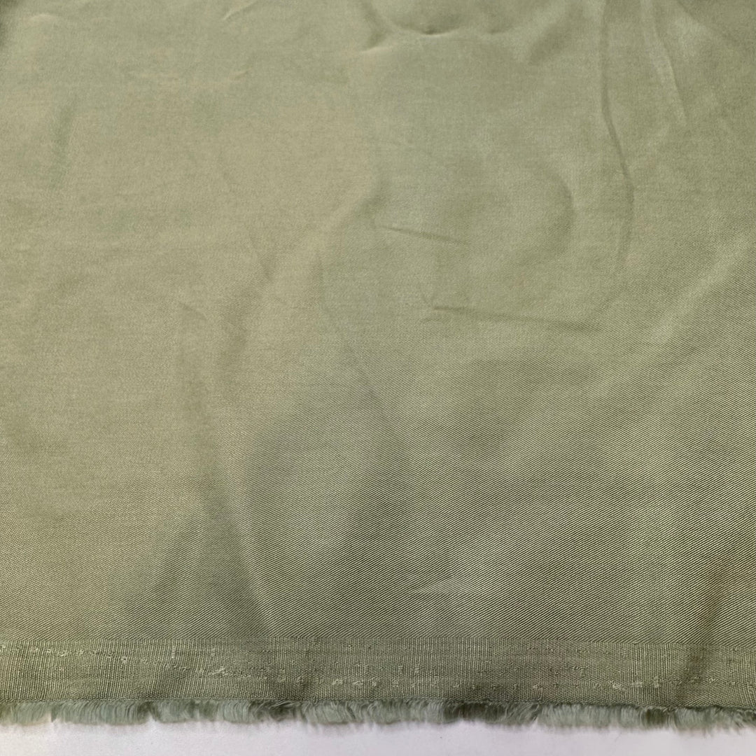 Forgetting About The Lining - Twill Weave Tencel Woven - Light Green - 2M Bundle - True Deadstock fabric Fabric by private - Sustainable Textile | FABCYCLE