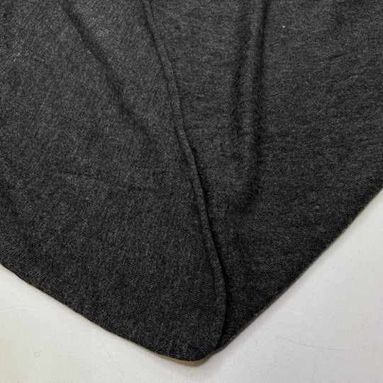 Forgetting To Turn My Machine On - Jersey Natural Blend Knit - Dark Grey - 1.4M Bundle - True Deadstock fabric Fabric by private - Sustainable Textile | FABCYCLE