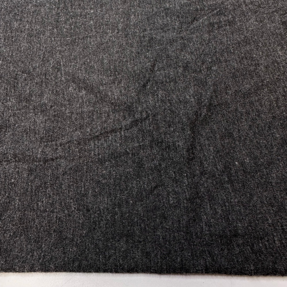 Forgetting To Turn My Machine On - Jersey Natural Blend Knit - Dark Grey - 1.4M Bundle - True Deadstock fabric Fabric by private - Sustainable Textile | FABCYCLE