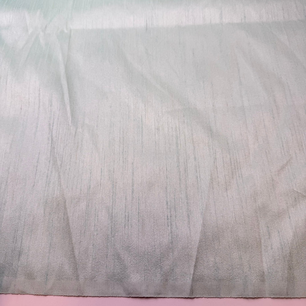 Forks Go On The Left - Polyester Blend Woven - Light Teal - Bundles - True Deadstock fabric Fabric by private - Sustainable Textile | FABCYCLE