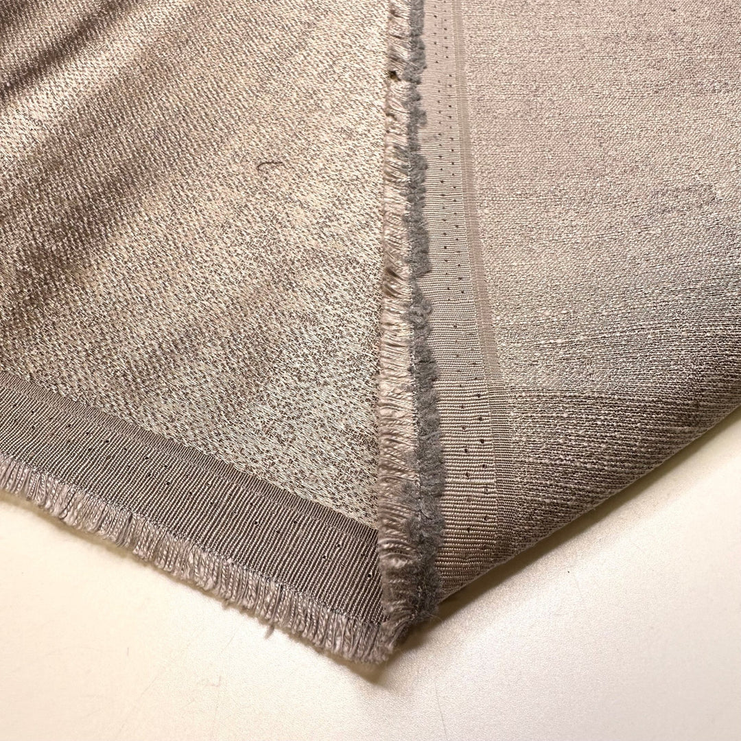 Fossil Of Ire - Tapestry Weave Acrylic Woven - Silver - 1.75M Bundle - True Deadstock fabric Fabric by private - Sustainable Textile | FABCYCLE