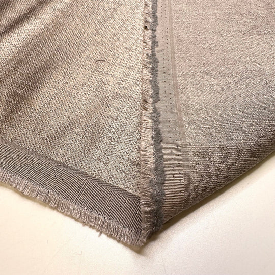 Fossil Of Ire - Tapestry Weave Acrylic Woven - Silver - 1.75M Bundle - True Deadstock fabric Fabric by private - Sustainable Textile | FABCYCLE