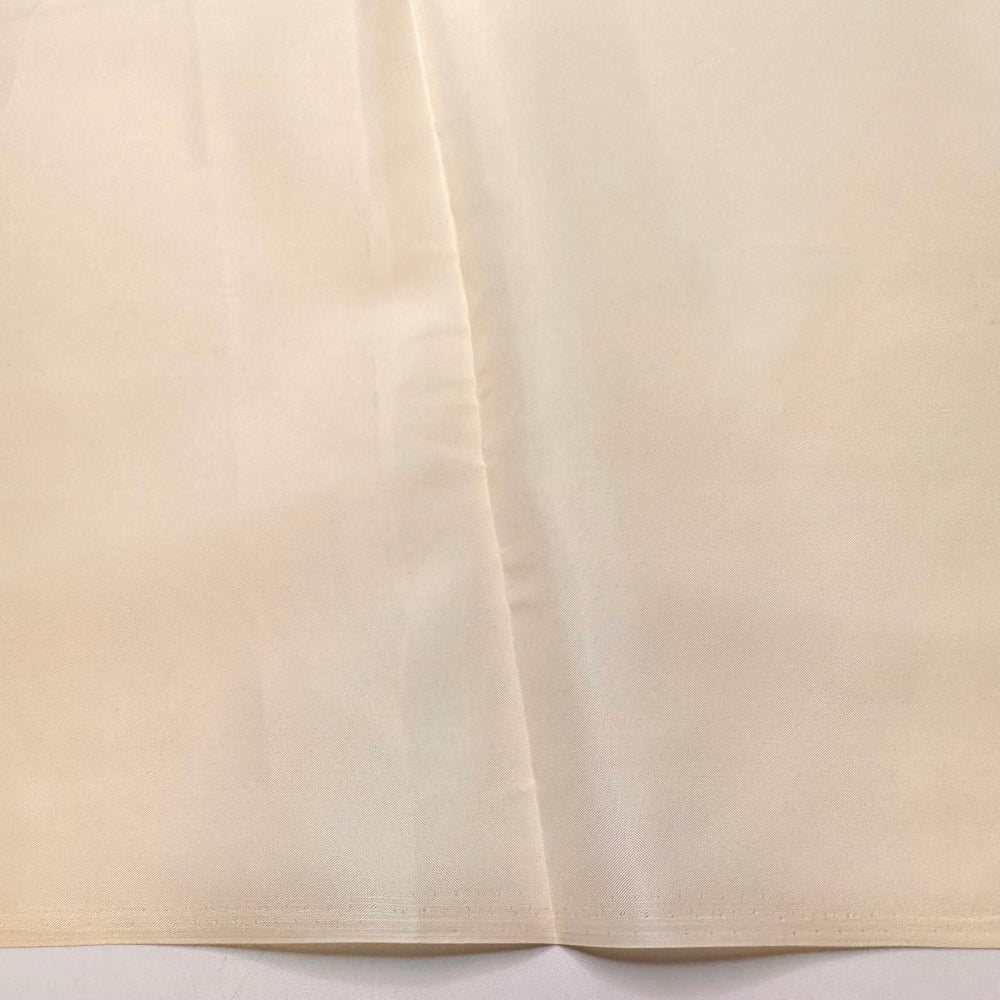Four Weddings And A Funeral - Polyester Blend Woven - Light Yellow/Cream - 2.6M Bundle - True Deadstock fabric Fabric by private - Sustainable Textile | FABCYCLE