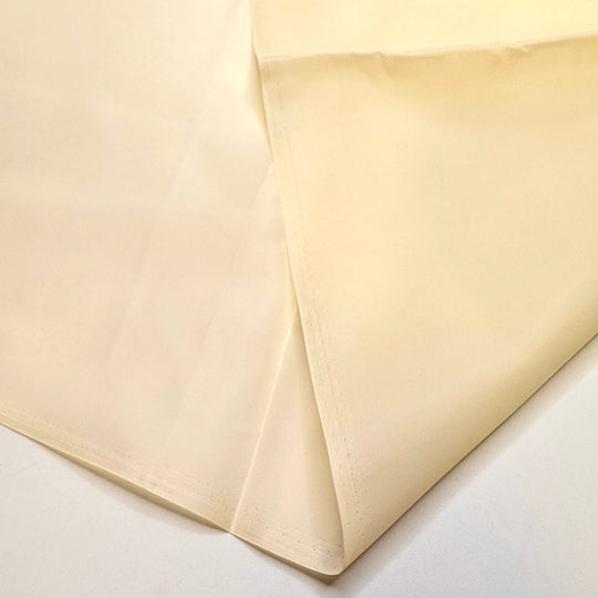 Four Weddings And A Funeral - Polyester Blend Woven - Light Yellow/Cream - 2.6M Bundle - True Deadstock fabric Fabric by private - Sustainable Textile | FABCYCLE