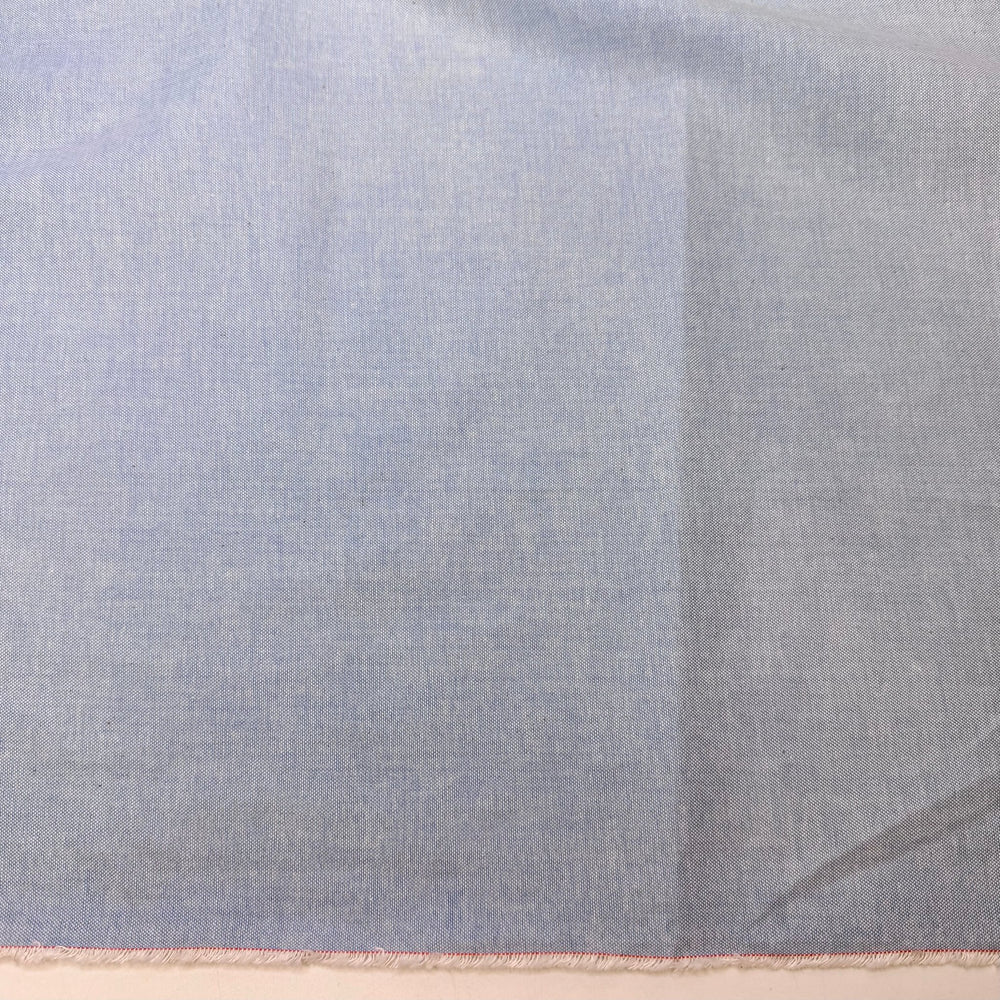 Fractions - Cotton Blend Woven - Light Blue - 4M Bundle - True Deadstock fabric Fabric by private - Sustainable Textile | FABCYCLE