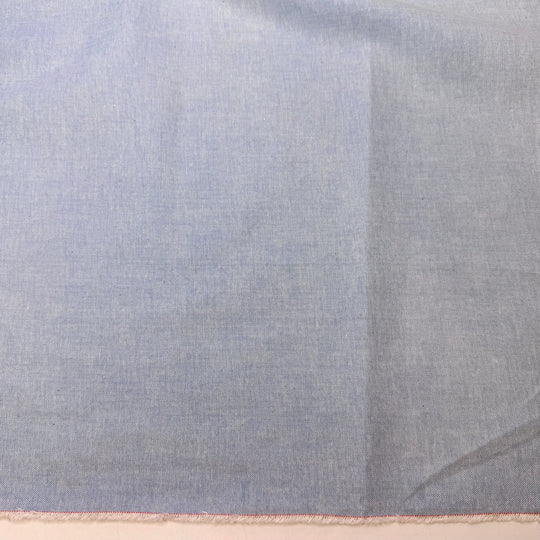 Fractions - Cotton Blend Woven - Light Blue - 4M Bundle - True Deadstock fabric Fabric by private - Sustainable Textile | FABCYCLE