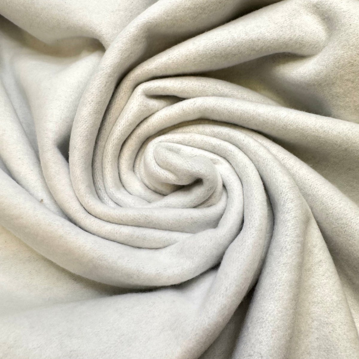 Freezer Burn - Tubular Jersey Fleece Poly/Cotton Knit - Grey - Bundles - True Deadstock fabric Fabric by private - Sustainable Textile | FABCYCLE