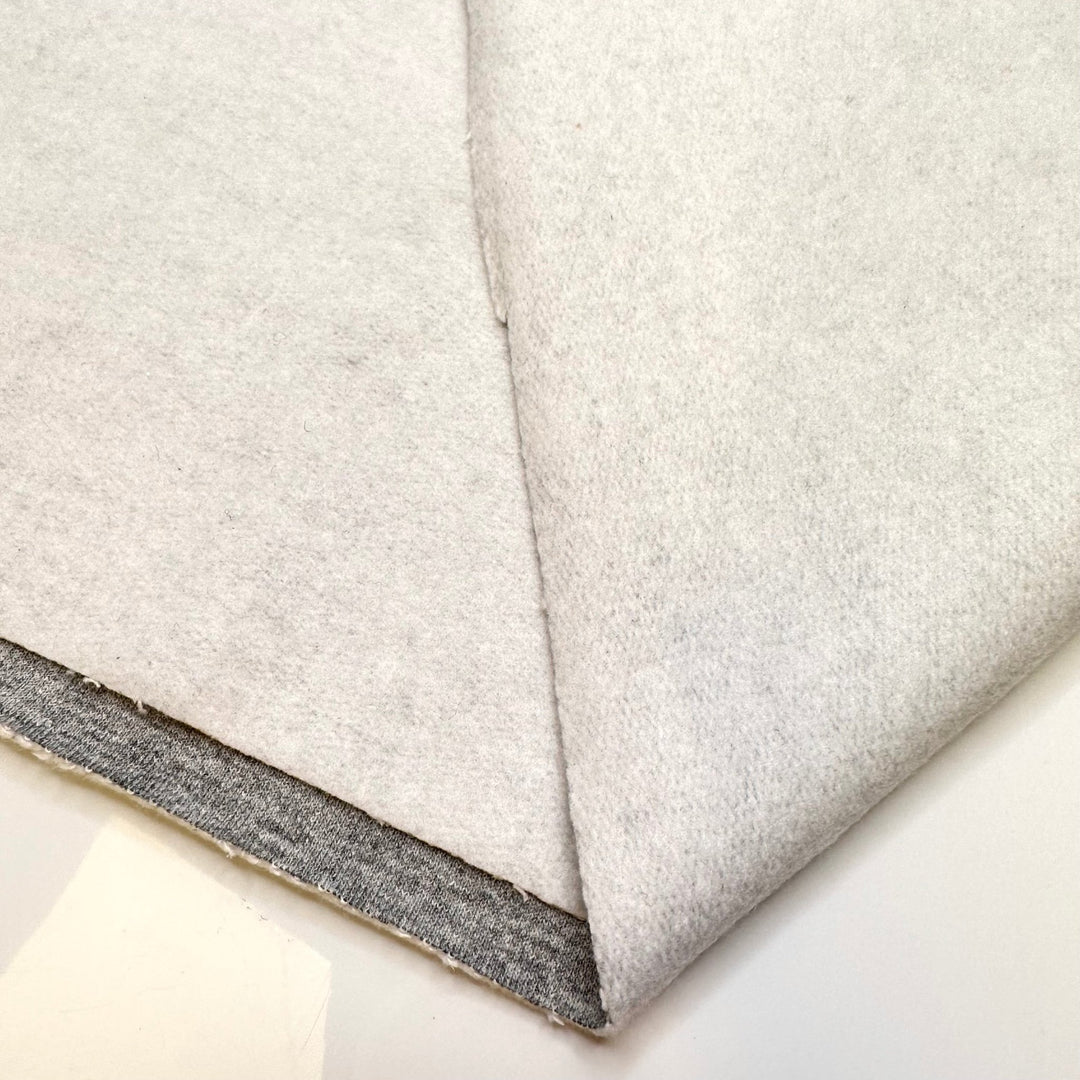 Freezer Burn - Tubular Jersey Fleece Poly/Cotton Knit - Grey - Bundles - True Deadstock fabric Fabric by private - Sustainable Textile | FABCYCLE
