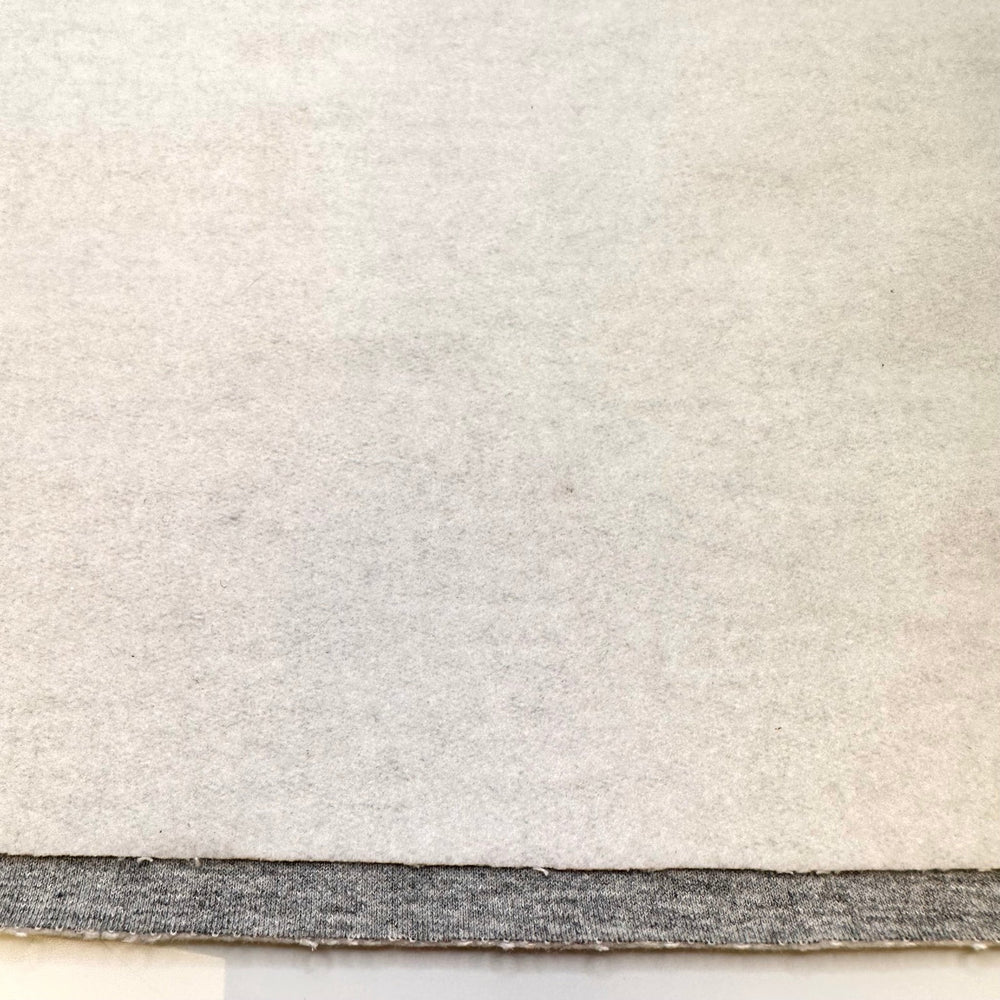 Freezer Burn - Tubular Jersey Fleece Poly/Cotton Knit - Grey - Bundles - True Deadstock fabric Fabric by private - Sustainable Textile | FABCYCLE