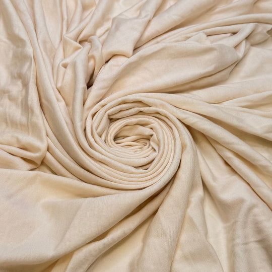 Fresh Ingredients - Jersey Wool Knit - Dark Cream - 1.4M Bundle - True Deadstock fabric Fabric by private - Sustainable Textile | FABCYCLE