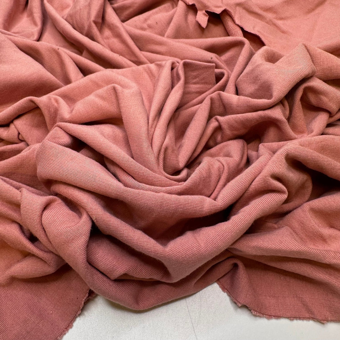 Fresh Pastries - French Terry Cotton/Bamboo Knit - Pink - 0.8M Bundle - True Deadstock fabric Fabric by private - Sustainable Textile | FABCYCLE