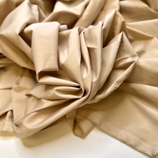 Freshly Ironed Khakis - Poly/Nylon Woven - Light Beige - Bundles - True Deadstock fabric Fabric by private - Sustainable Textile | FABCYCLE