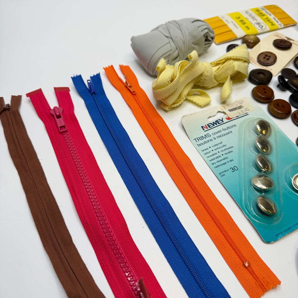 Friendly Reminders - Supplies Grab Bag - Multi - Pack - True Deadstock supplies Fabric by private - Sustainable Textile | FABCYCLE