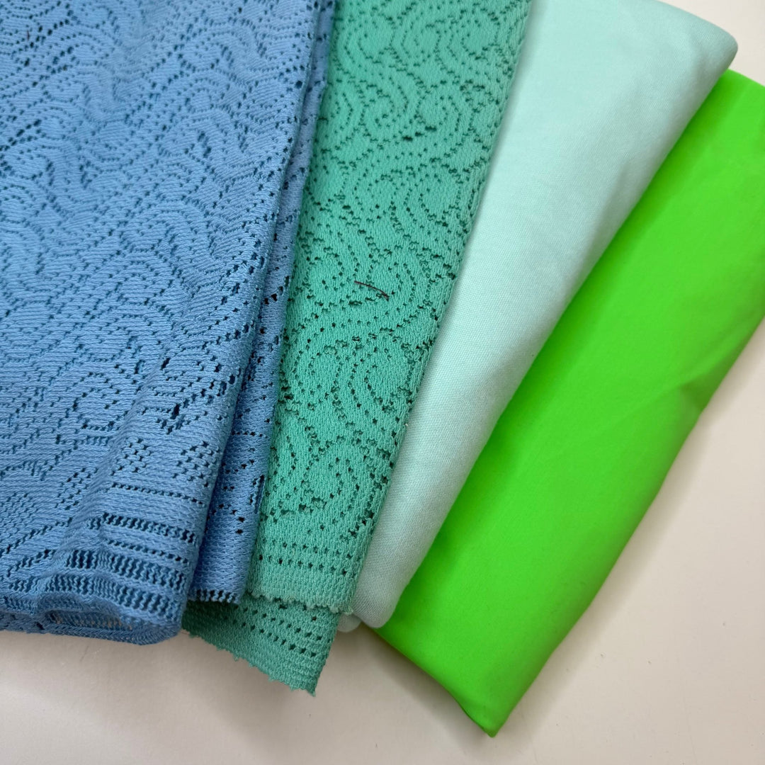 Frog Pond - Small Bundles - Fun 4 Pack - True Deadstock Fabric Fabric by FABCYCLE shop - Sustainable Textile | FABCYCLE