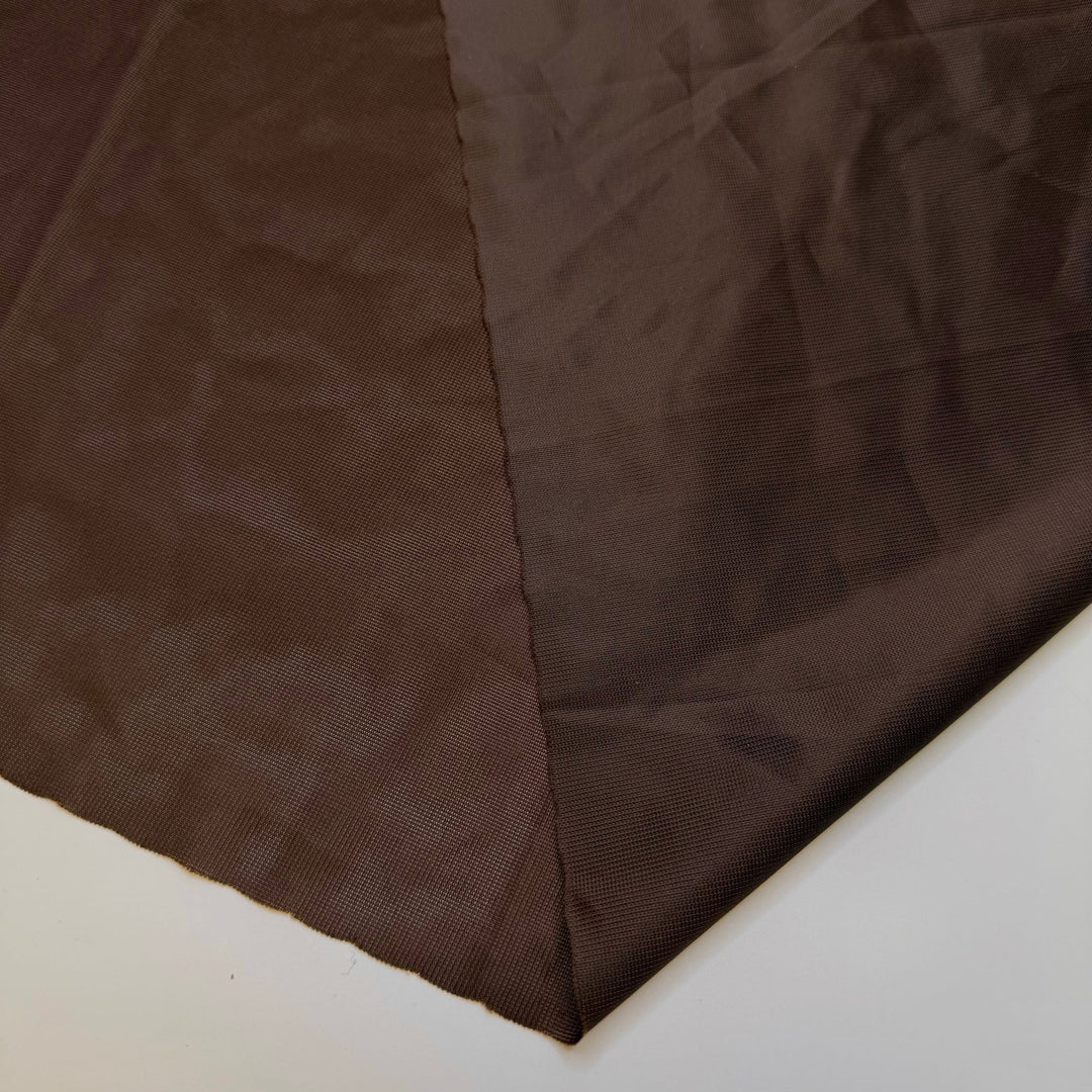 From My Vintage Collection - Vintage Interlock Polyester Blend Knit - Brown - 3.8M Bundle - True Deadstock fabric Fabric by private - Sustainable Textile | FABCYCLE