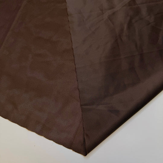 From My Vintage Collection - Vintage Interlock Polyester Blend Knit - Brown - 3.8M Bundle - True Deadstock fabric Fabric by private - Sustainable Textile | FABCYCLE