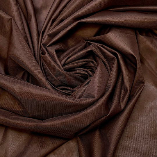 From My Vintage Collection - Vintage Interlock Polyester Blend Knit - Brown - 3.8M Bundle - True Deadstock fabric Fabric by private - Sustainable Textile | FABCYCLE