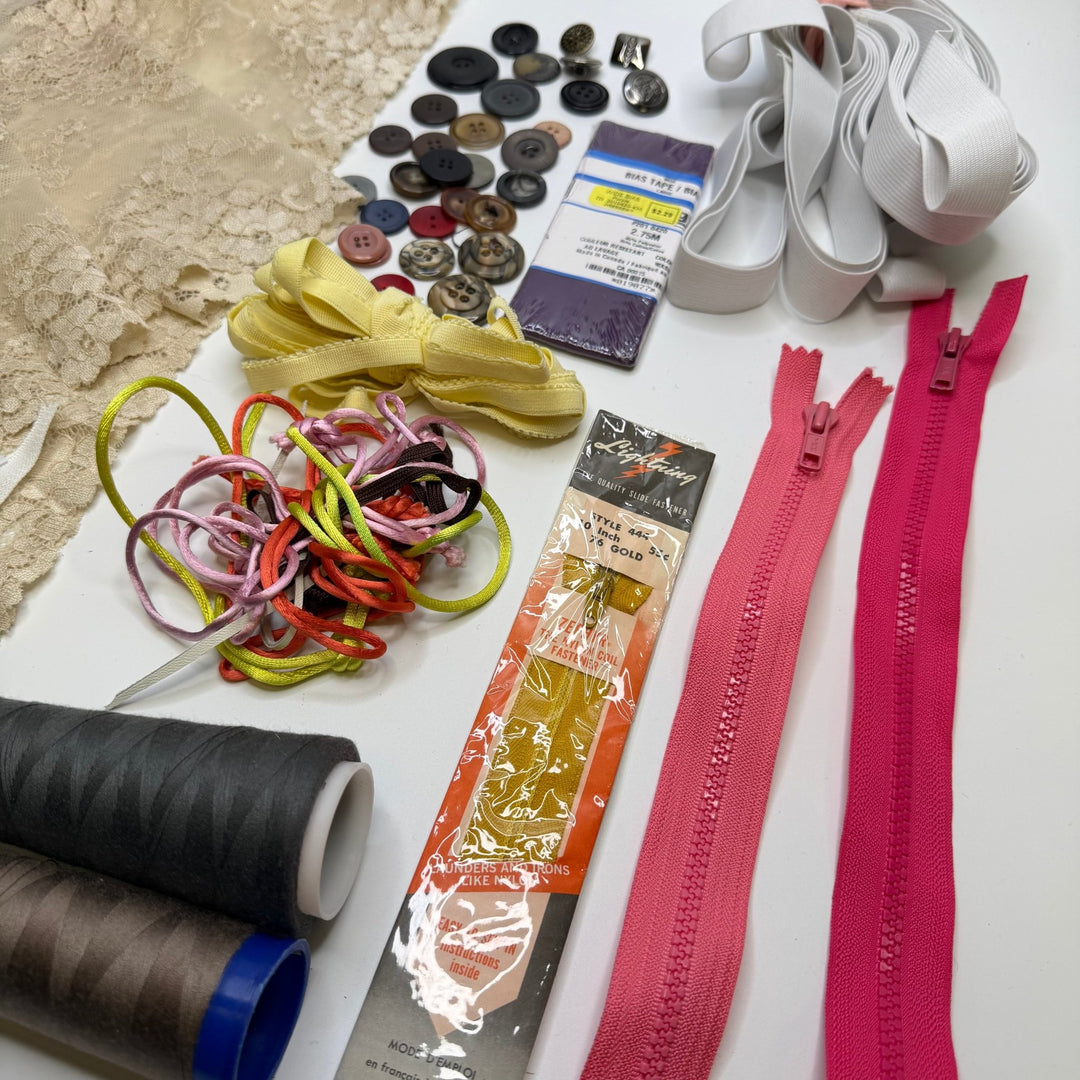 From Nanna - Supplies Grab Bag - Multi - Pack - True Deadstock supplies Fabric by private - Sustainable Textile | FABCYCLE