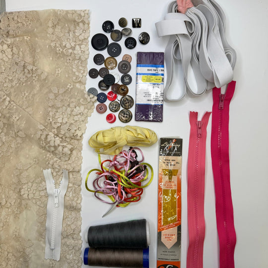 From Nanna - Supplies Grab Bag - Multi - Pack - True Deadstock supplies Fabric by private - Sustainable Textile | FABCYCLE