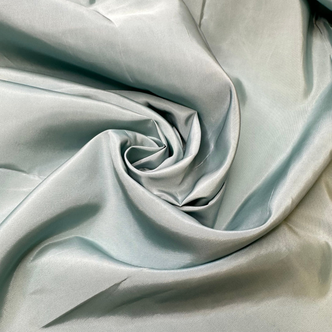Frosty Glass Wear - Taffeta Rib Weave Poly Woven - Light Blue - 1M Bundle - True Deadstock fabric Fabric by private - Sustainable Textile | FABCYCLE