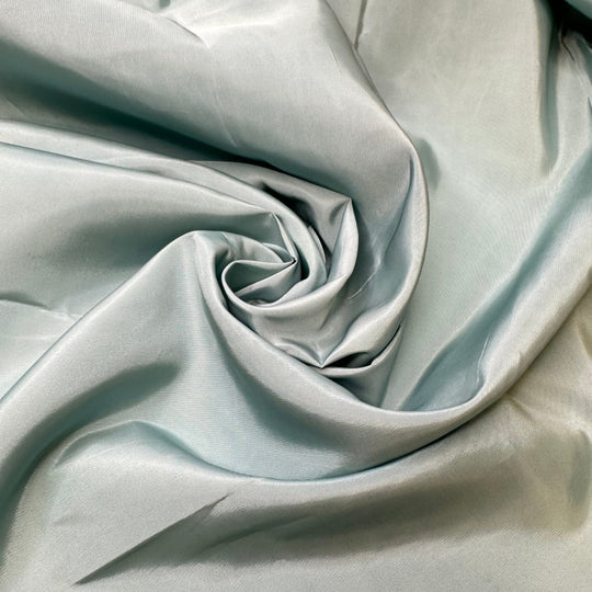 Frosty Glass Wear - Taffeta Rib Weave Poly Woven - Light Blue - 1M Bundle - True Deadstock fabric Fabric by private - Sustainable Textile | FABCYCLE