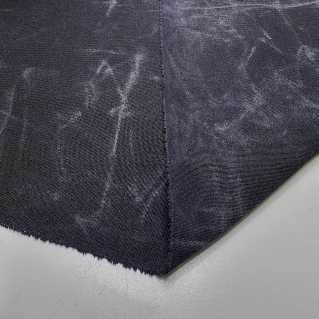 Frozen In Place - Waxed Cotton Woven - Dark Grey - 2M Bundle - True Deadstock fabric Fabric by private - Sustainable Textile | FABCYCLE