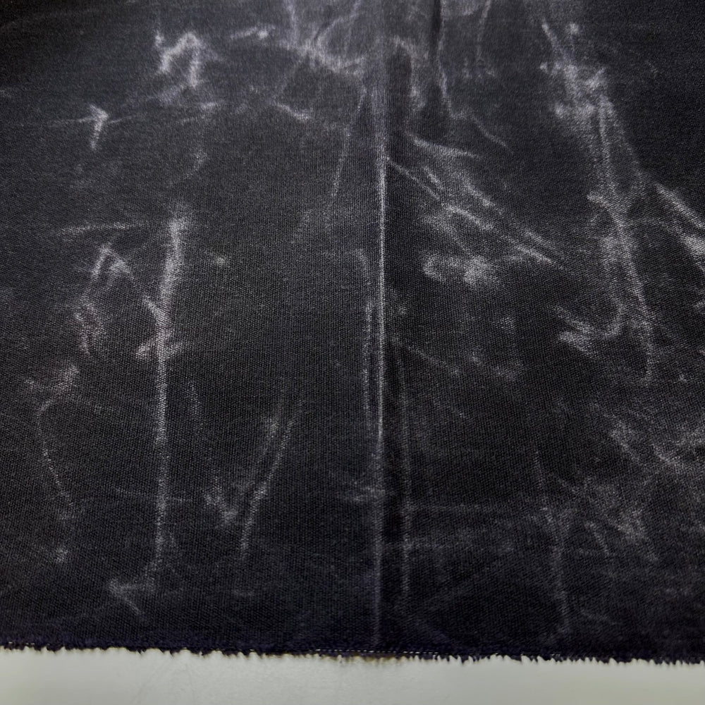 Frozen In Place - Waxed Cotton Woven - Dark Grey - 2M Bundle - True Deadstock fabric Fabric by private - Sustainable Textile | FABCYCLE
