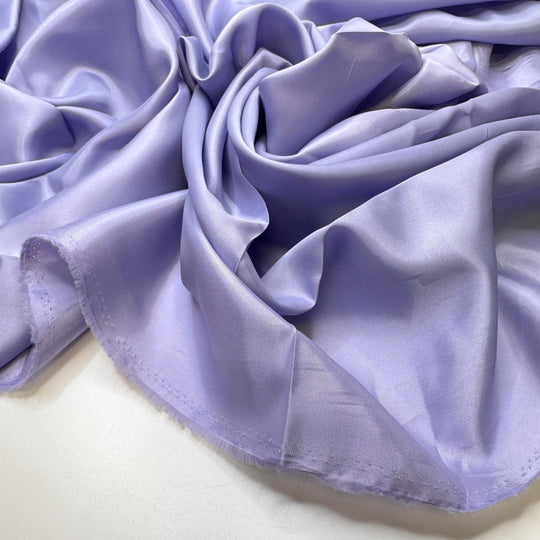 Frozen Lavender - Polyester Blend Woven - Light Blue/Purple - Bundles - True Deadstock fabric Fabric by private - Sustainable Textile | FABCYCLE