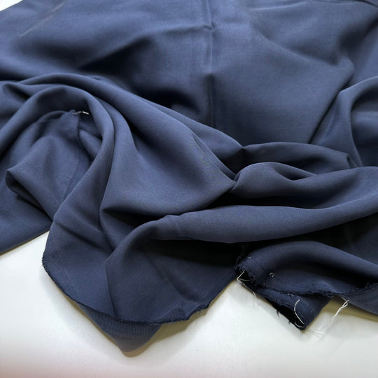 Frozen Mountain Pond - Tencel Woven - Light Navy - Bundles - True Deadstock fabric Fabric by private - Sustainable Textile | FABCYCLE