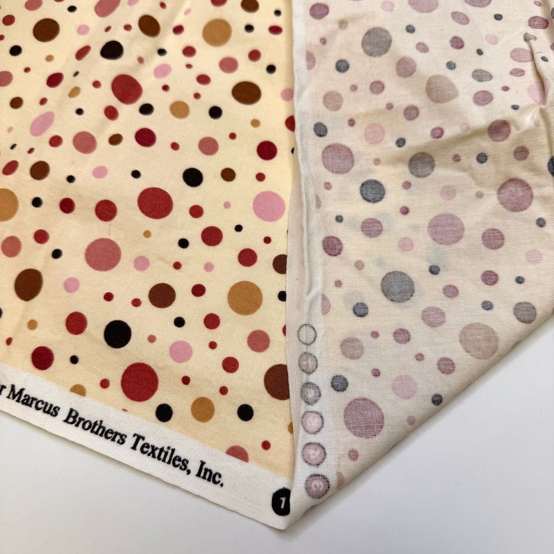 Fruitcake - Cotton Woven - Cream Multi Polka Dots - 1.9M Bundle - True Deadstock fabric Fabric by private - Sustainable Textile | FABCYCLE
