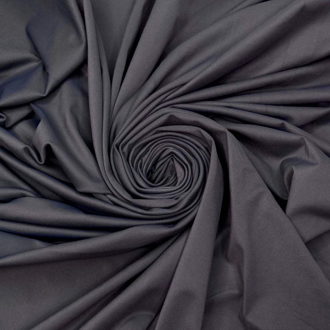 Future Me Serges - Jersey Poly/Spandex Knit - Dark Grey - 2.25M Bundle - True Deadstock fabric Fabric by private - Sustainable Textile | FABCYCLE