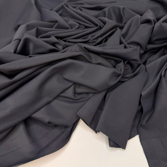 Future Me Serges - Jersey Poly/Spandex Knit - Dark Grey - 2.25M Bundle - True Deadstock fabric Fabric by private - Sustainable Textile | FABCYCLE
