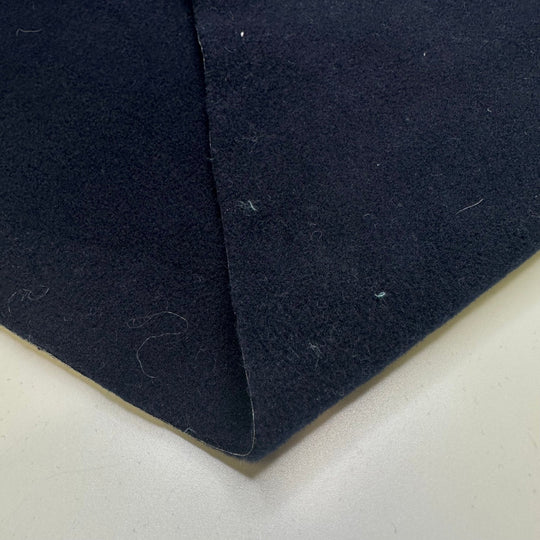 Fuzzy Water - Waterproof Inner Layer Fleece Poly/PU Knit - Navy - 0.8M Bundle - True Deadstock fabric Fabric by private - Sustainable Textile | FABCYCLE