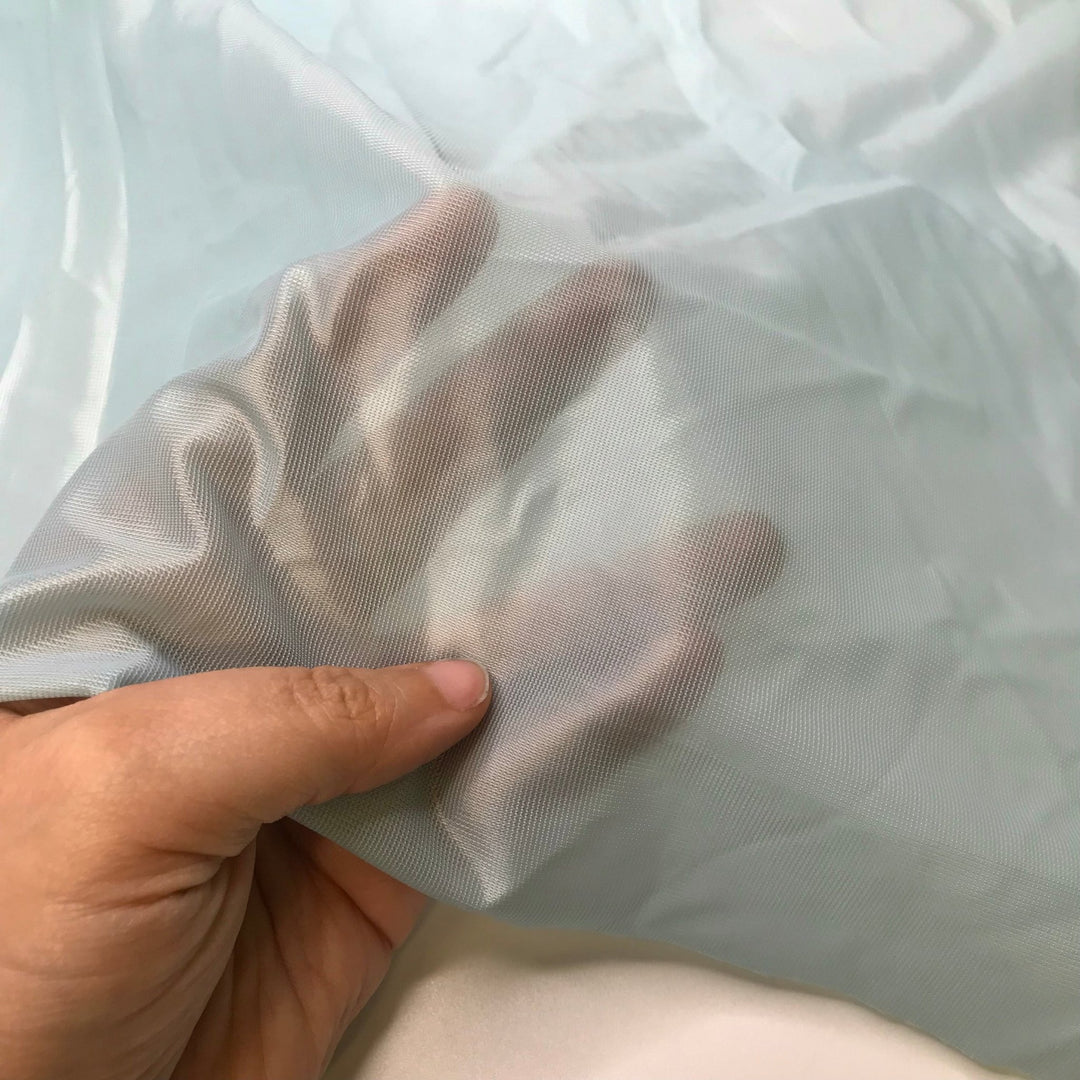 Game Boy - Polyester Blend Knit - Light Blue - 1.75M Bundle - True Deadstock fabric Fabric by private - Sustainable Textile | FABCYCLE