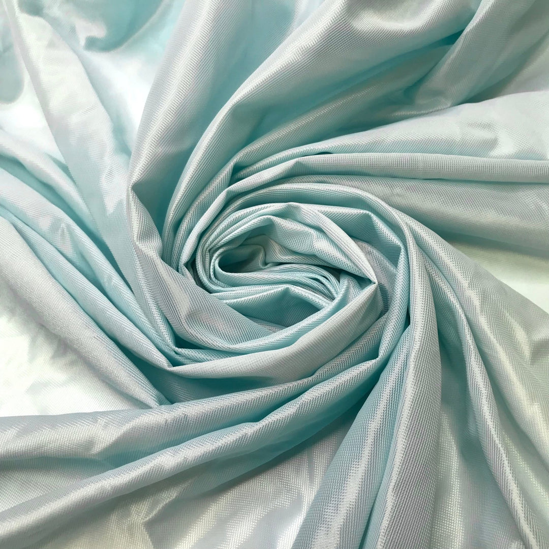 Game Boy - Polyester Blend Knit - Light Blue - 1.75M Bundle - True Deadstock fabric Fabric by private - Sustainable Textile | FABCYCLE