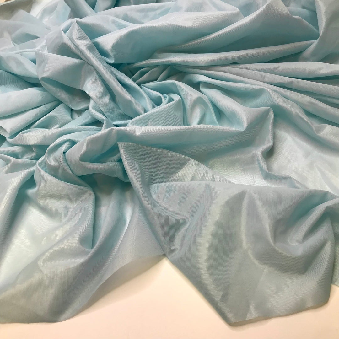 Game Boy - Polyester Blend Knit - Light Blue - 1.75M Bundle - True Deadstock fabric Fabric by private - Sustainable Textile | FABCYCLE