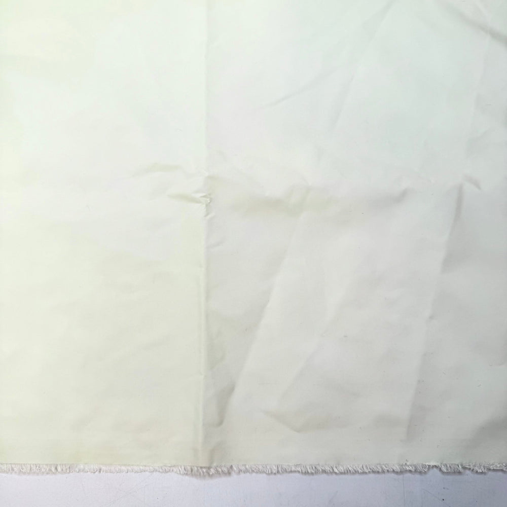 Garden Party - Water Resistant Nylon Blend Woven - Light Yellow/Green - 1.45M Bundle - True Deadstock fabric Fabric by private - Sustainable Textile | FABCYCLE