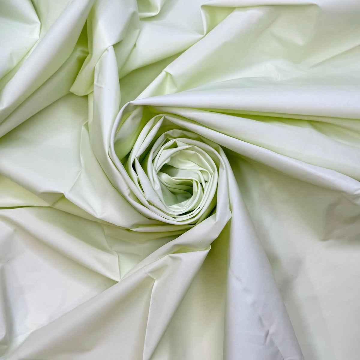 Garden Party - Water Resistant Nylon Blend Woven - Light Yellow/Green - 1.45M Bundle - True Deadstock fabric Fabric by private - Sustainable Textile | FABCYCLE