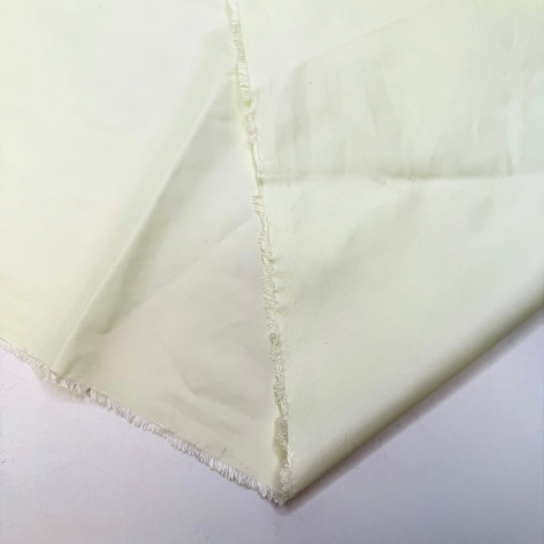 Garden Party - Water Resistant Nylon Blend Woven - Light Yellow/Green - 1.45M Bundle - True Deadstock fabric Fabric by private - Sustainable Textile | FABCYCLE