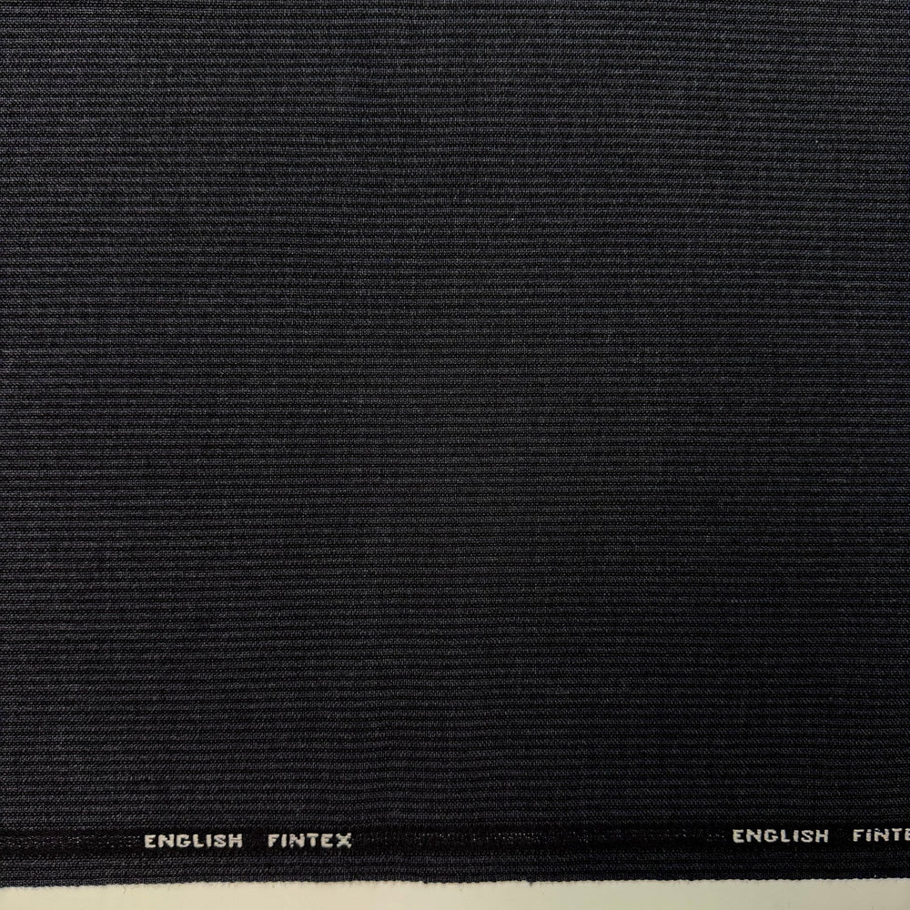 Geology Rocks - Wool Woven - Dark Grey Pinstripe - 3M Bundle - True Deadstock fabric Fabric by private - Sustainable Textile | FABCYCLE
