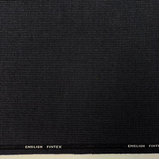 Geology Rocks - Wool Woven - Dark Grey Pinstripe - 3M Bundle - True Deadstock fabric Fabric by private - Sustainable Textile | FABCYCLE