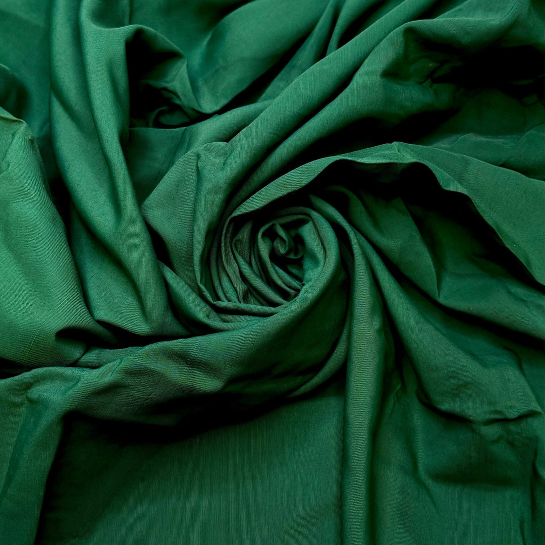 Get In Touch With Nature - Polyester Blend Woven - Dark Green - 2.15M Bundle - True Deadstock fabric Fabric by private - Sustainable Textile | FABCYCLE