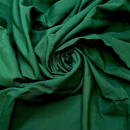Get In Touch With Nature - Polyester Blend Woven - Dark Green - 2.15M Bundle - True Deadstock fabric Fabric by private - Sustainable Textile | FABCYCLE